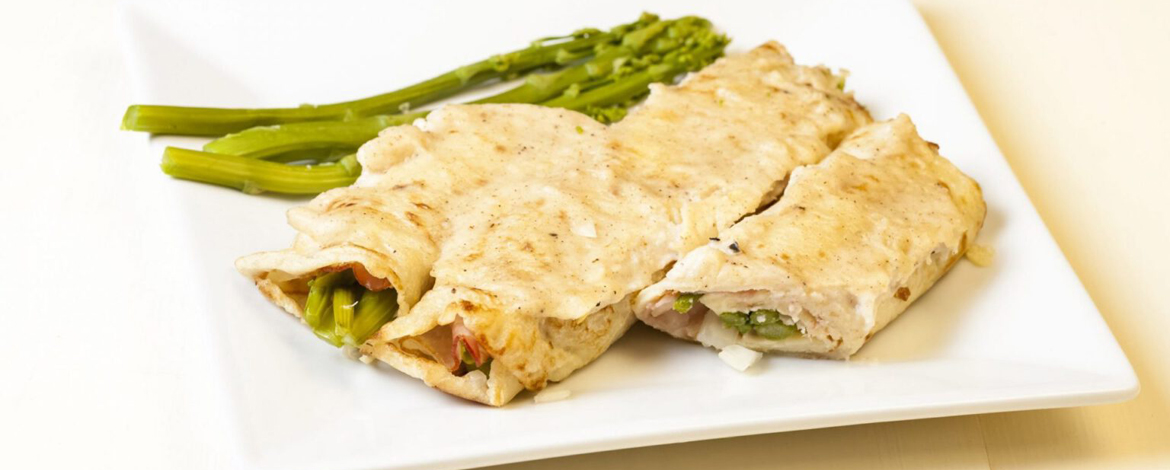 Asparagus & Mushroom Crepes