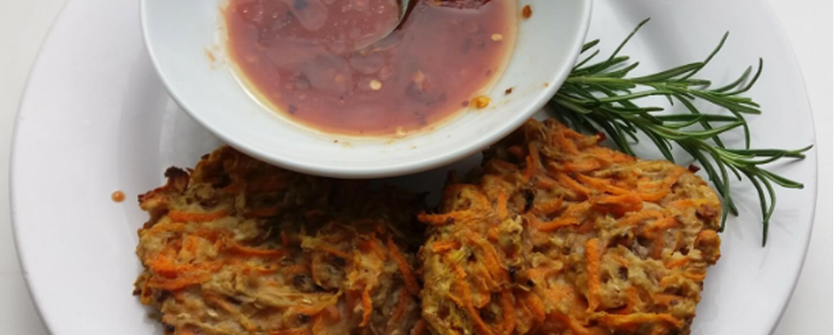 Chicken Rissoles with Dipping Sauce