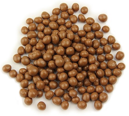 Milk Chocolate Coated Crispy Soy Puffs